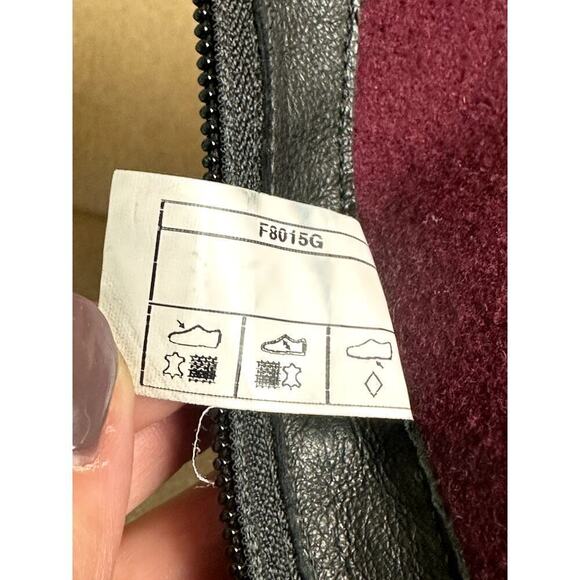 Ugg Black Wedge Knee High Waterproof Suede Boots Women's Size 8 - Picture 11 of 11